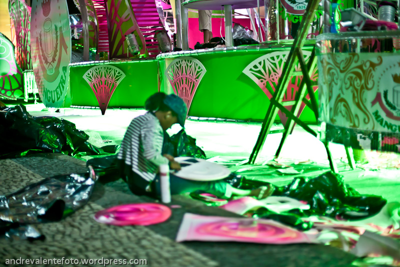 Concentração do 1º dia Desfile das Escolas de Samba